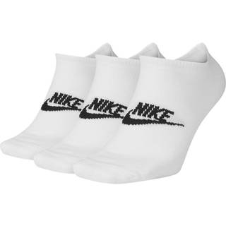 Nike Sportswear Everyday Essential No Show Socks 3-Pack White/ Black XL - Black - XL