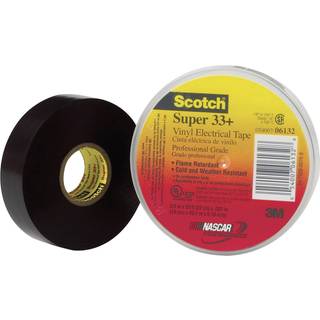 Scotch Super 33+ vinyltape sort 19mm×6m