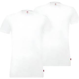 Levis 2-pak Base Crew Neck T-shirt - White - Medium