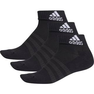 Adidas Cush Ankel Strømper 3-pak Sort - Sort