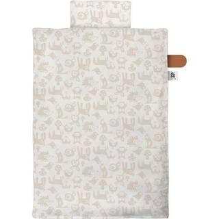 Sebra Påslakanset Forest Straw Beige 100x130 cm