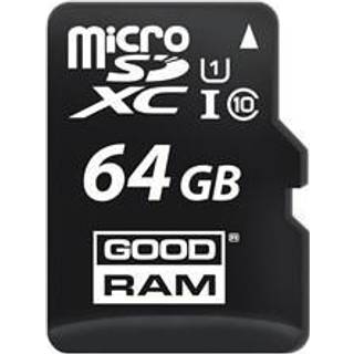Goodram 64 GB microSDXC-hukommelseskort Klasse 10 UHS-I + SD-adapter
