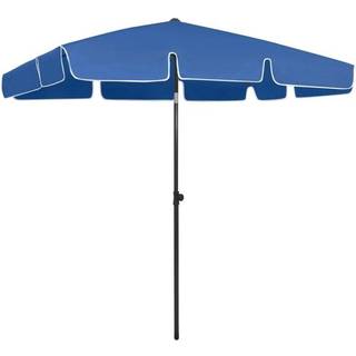 strandparasol 200x125 cm grøn