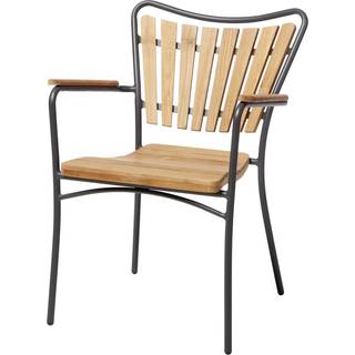 Kerteminde teak havestol, antracit stel (På lager i varehus)