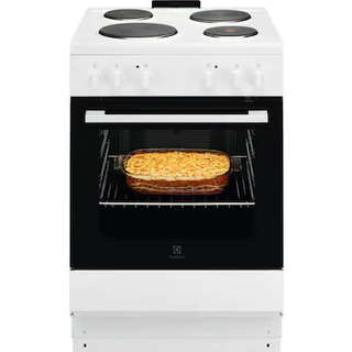 Electrolux LKS6000N0W Masseplade Komfur - Farve: Hvid