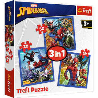 Trefl Puzzle - Spider-man - Spider Force (3in1) Floor