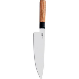 KAI Seki Magoroku Red Wood Schinkenmesser 20 cm - Carbon 1K6 Stahlklinge - Griff Pakkaholz - Braun,Rot,Silber