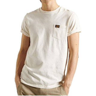 Superdry Workwear T-shirt i økologisk bomuld med lomme