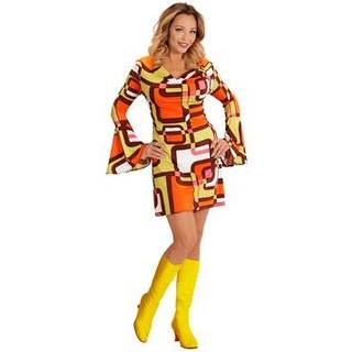 Groovy 70´s Kleid Tubes M