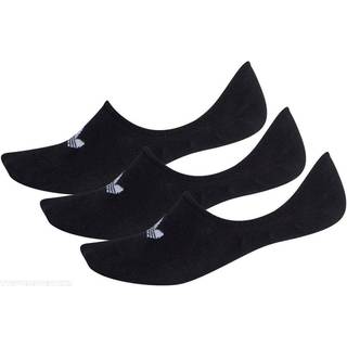 No-Show sokker, 3 par - Black - 43-45