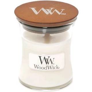 Woodwick White Teak duftlys Trævæge 85 g - 85 g