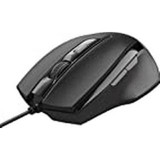 Trust Voca Comfort - Mus - Optisk - 6 knapper - Sort