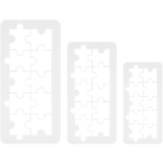 Multiudstikker puslespil 3 størrelser