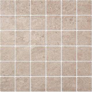 Mosaik Klinker Kalksten Öland Ljusbrun Matt 30x30 (5x5) cm