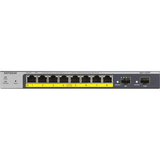 Netgear GS110TPv3 8-Port Gigabit PoE+ Ethernet Smart Switch with 2 SFP Ports and Cloud Management