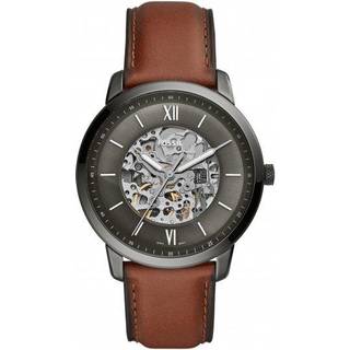 Fossil Neutra Automatic herreur genmetal med brun læderrem