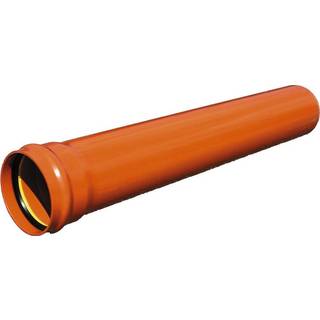 Wavin kloakrør PVC SN4 Ø110x2000 m/muffe Wavin 0521106 VVS 191044200