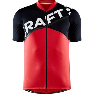 Craft Endur Logo Jersey Rød/Sort - Størrelse Small