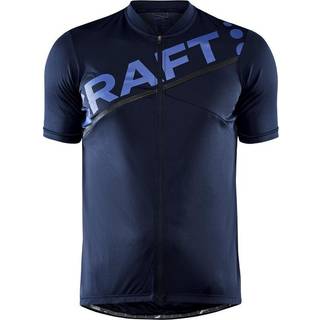 Craft Endur Logo Jersey Mørkeblå/Blå - Størrelse Large