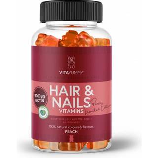 VitaYummy Hair & Nails Peach (60 stk)