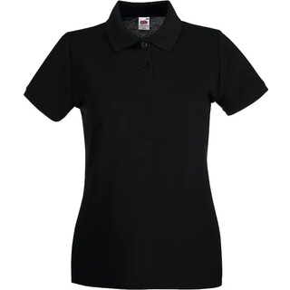 Fruit of the Loom Lady-Fit Premium Polo - Black - X-Small * Kampagne *