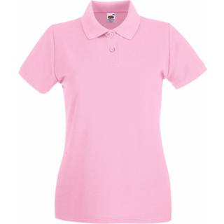 Fruit of the Loom Lady-Fit Premium Polo - Lightpink - X-Large * Kampagne *