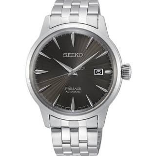 Seiko SRPE17J1 Presage Sort/Stål Ø40.5 mm