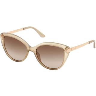 Guess GU7658 57F 56 Solbriller Kvinder Brun - Shiny Beige Havana - 56mm