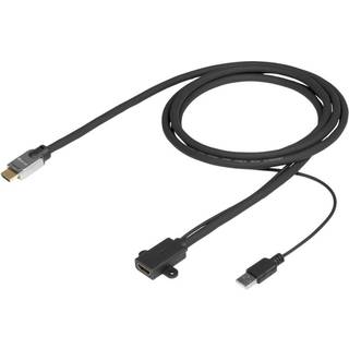 Vivolink Pro HDMI forlængerkabel m/USB - 2 m
