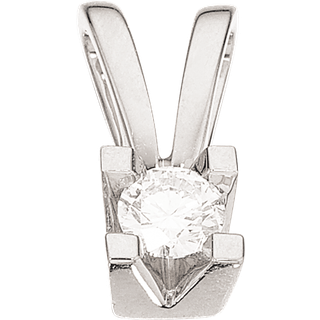 Kleopatra Vedhæng 14 kt. Hvidguld 0,15 ct.