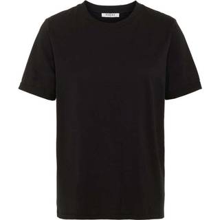 Pieces - Ria SS Fold Up Tee - Black