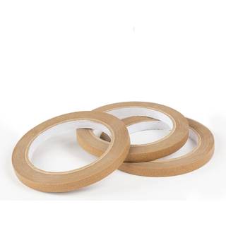 Tape papir til poselukker 9mmx50m brun