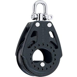 Enkeltblok med sjækkel Harken Carbo Air 57 mm, roterende, glideleje, passer liner Ø6 - 10 mm