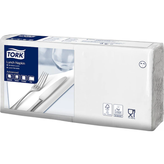 Tork Frokostserviet, 2-lag, Hvid, 200 stk