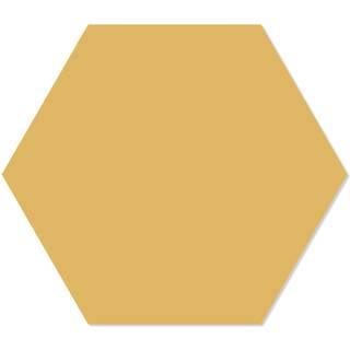 Hexagon Klinker Minimalist Gul 25x22 cm