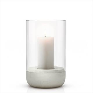 Blomus Calma Lysestage 20 Cm - Fyrfadsstager Glas Klar - 65444