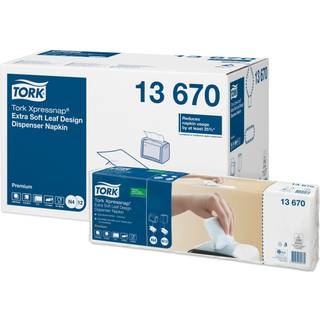 TORK Xpressnap N4 2-lag 4000 stk Hvid Interfold Serviet Premium (13670)