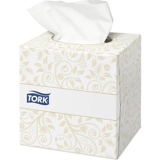 Tork 140278 Extra Soft ansigtsservietter Cube hvid 100stk