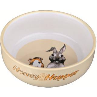 Trixie Honey & Hopper Ceramic Bowl 250 ml/ø 11 cm assorted colours