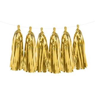 Guld frynseguirlande
