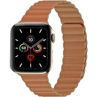 Apple Watch 6 (44mm) Læder loop rem - Tahoe Blue