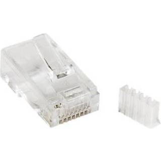 StarTech.com Cat 6 RJ45 Modular Plug for Solid Wire - transparent - Transparent