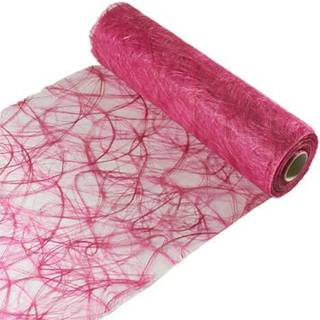 Sizoweb bordløber i fuchsia - 25 meter