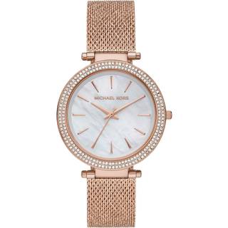 Michael Kors MK4519 Darci Hvid/Rosaguldtonet stål Ø39 mm