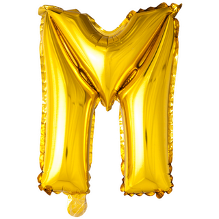 Folie ballon M, guld 41 cm
