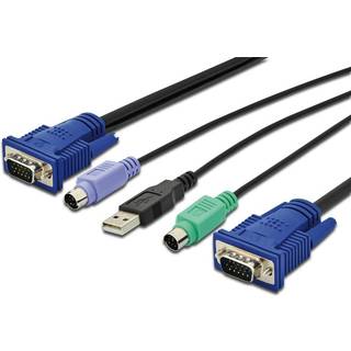 DIGITUS Octopus - keyboard / video / mouse (KVM) cable - 5 m