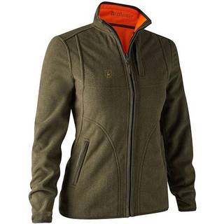 Deerhunter - Lady Pam Bonded Fleecejakke Vendbar Orange dame 46 Ribejagtogfikseri.dk