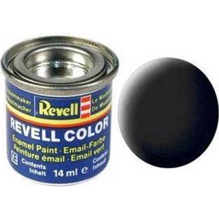 Revell Enamel 14 ml. black, mat [Levering: 1-2 dage]