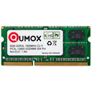 Qumox 8GB SODIMM DDR3L 1600 PC3L-12800S CL11 LV