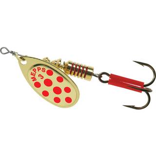 Mepps - Aglia Decoree Spinner Guld Red Dots 2 (4.5g) Ribejagtogfikseri.dk